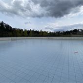 Outdoor Hockey Rink - no ice - Bainbridge Island