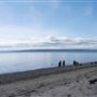 SALTWATER BEACH WITH COBBLES AND TRAINS - SOUTH SIDE